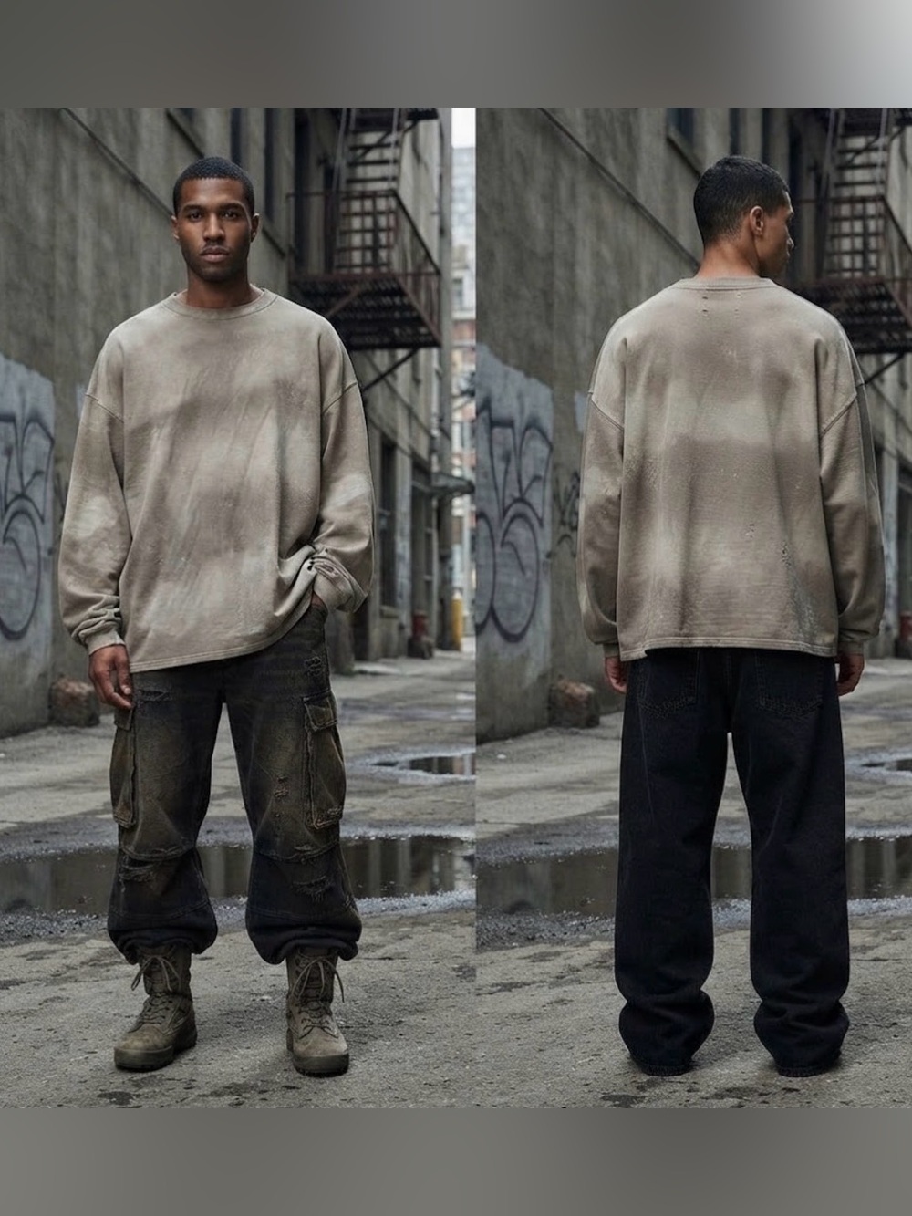 Yeezy ADIDAS Season 1 Ombré Sweatshirt